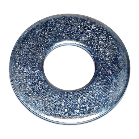 Midwest Fastener Flat Washer, For Screw Size 1" , Steel Zinc Plated Finish, 24 PK 03845